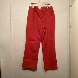 D&Co red casual pants 10